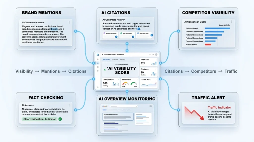 ai search monitoring infographics