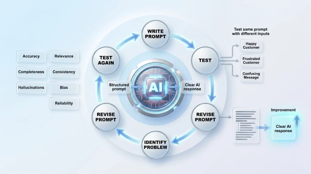 Flowchart showing which AI training methods change model parameters and which do not
