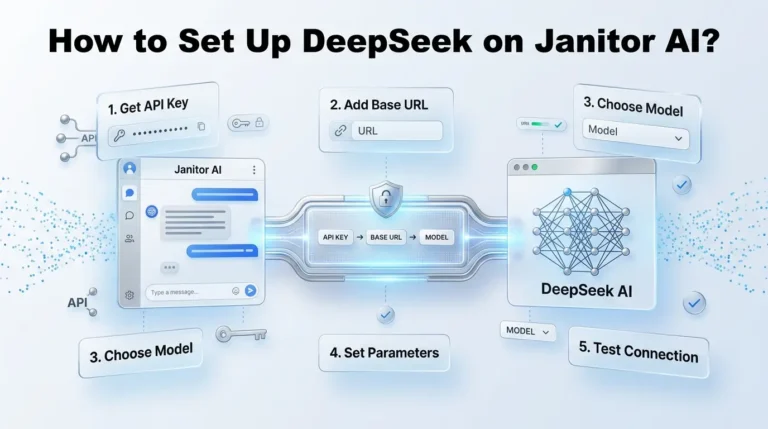 how to set up deepseek on janitor ai