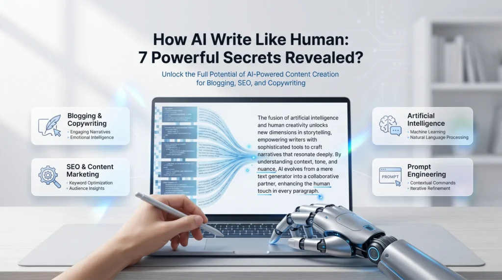 how ai write like human